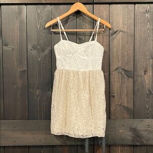 American Eagle Outfitters White Textured Top